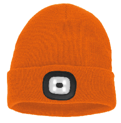LED Strickmütze Malix orange 