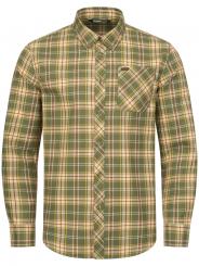 Herrenhemd Louie oliv/rot S | oliv