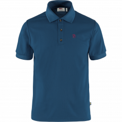 Crowley Pique Shirt uncle blue in Größe L L | blau