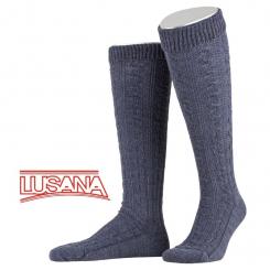 Trachtenkniestrumpf jeansblau 40-41 | blau