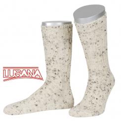 Socke LodenTweed natur mel. 0-1 | natur