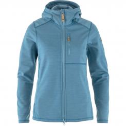 Keb Fleece Hoodie W dawn blue S | blau