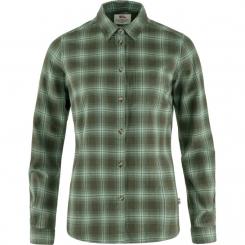 Övik Flannel Shirt deep forest in Größe M M | grün
