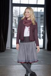 Strickjacke Tromsö weinrot in Größe 34 34 | rot