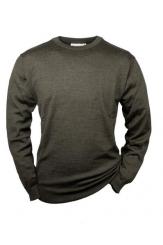 Jagd Pullover oliv/braun in Größe 58 58 | grün