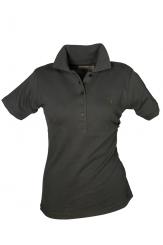 Polo Pique Damen Shirt dk.oliv in Größe XS XS | dkl.oliv