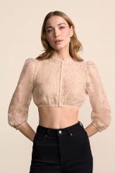 Dirndlbluse Eliora apricot 38 | apricot