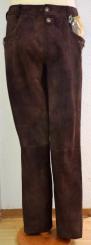 Herren Lederhose lang espresso 48 | braun