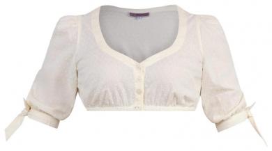 Dirndlbluse Hagelstadt Halbarm 32 | off-white