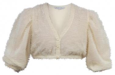 Dirndlbluse Kühbach 3/4 Arm 34 | gelb