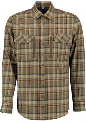 Jagd-Herrenhemd khaki/schlamm in Größe 38 38 | khaki
