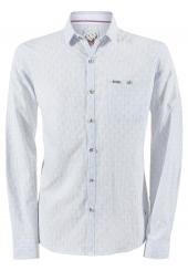 Trachtenhemd Romeo hellblau S | blau