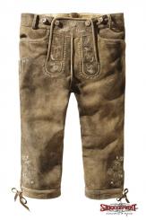 Lederhose Kniebund havanna in Größe 44 44 | beige