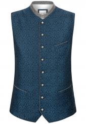 Trachtenweste Marino blau in Größe 48 48 | blau