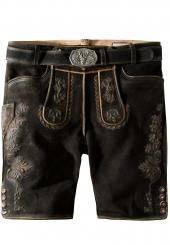 Trachtenlederhose Oliver moor 58 | schwarz