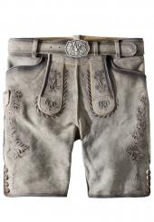 Trachtenlederhose Oliver rauch in Größe 60 60 | grau