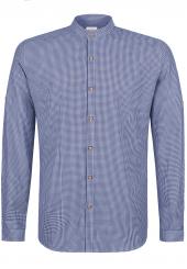 Trachtenhemd Marius dkl.blau S | blau