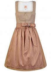 Dirndl Hornklee 70cm taupe 32 | grau
