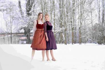 Dirndl Lauri 70cm dunkellila 36 | lila