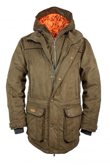 Hubertus Micro Camo Wendejacke 52 | oliv