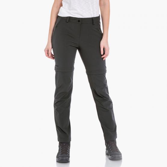 Pants Ascona Zip Off asphalt 38 | grau