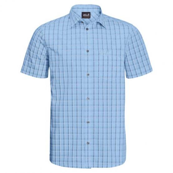 Hot Springs Shirt M watercheck in Größe M M | blau