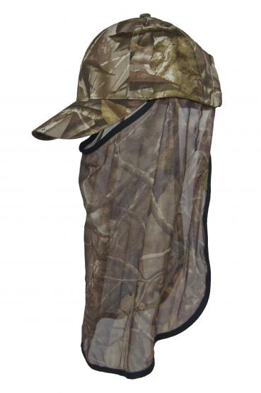 Camouflage Cap mit Moskitonetz in Größe 00 00 | camo