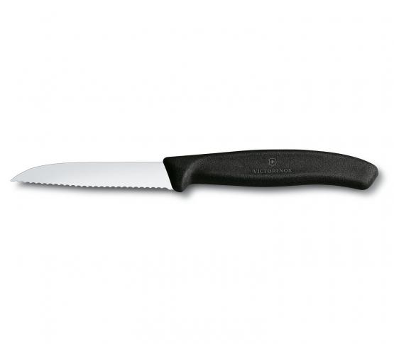 Gemüsemesser schwarz 8cm 