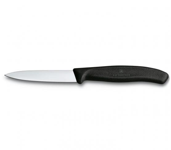 Gemüsemesser  schwarz  spitz 