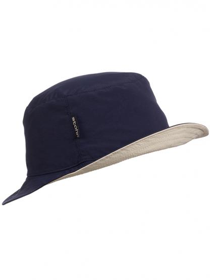 Reversible Hat marine-sand M | blau