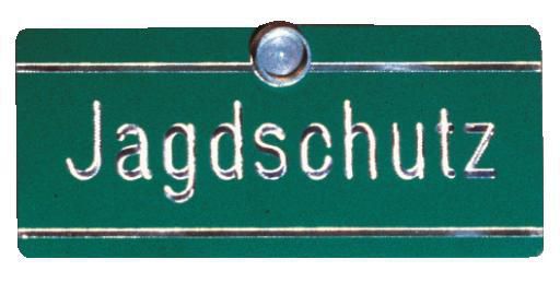 Jagdschutzschild mit Magnet 