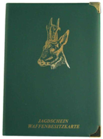Jagdschein-und WBK-Etui Bock 