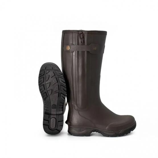 Gummistiefel Veneur Neopren in Größe 45 45 | braun