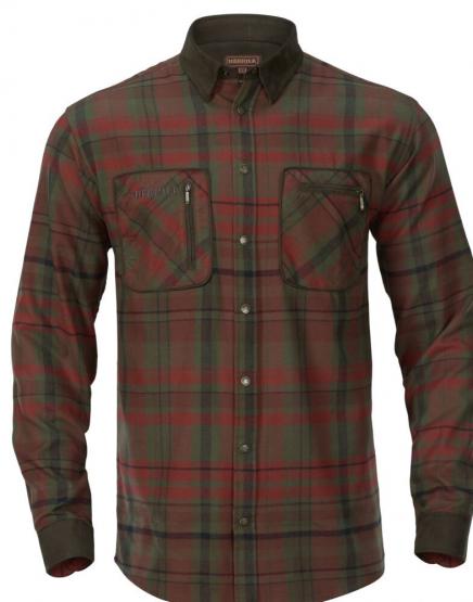Pajala Hemd red autumn check in Größe 3XL 3XL | kariert
