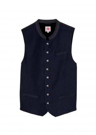 Trachtenweste Basti dkl.blau 58 | blau