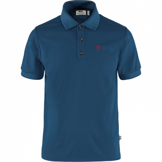 Crowley Pique Shirt uncle blue in Größe L L | blau