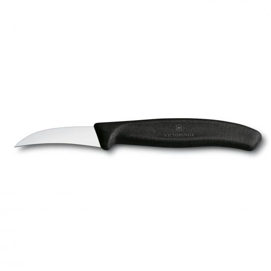 Tourniermesser schwarz 6cm 