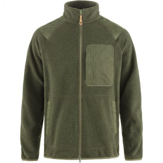 Värmland Fleece Jacke green L | grün