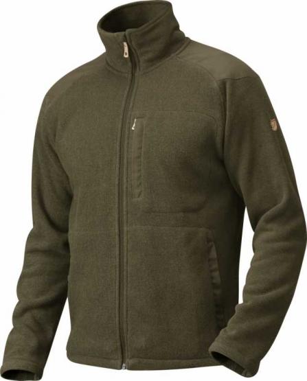 Buck Fleece dark olive M | dkl.oliv