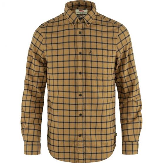 Övik Flannel Herren Hemd in Größe M M | gelb