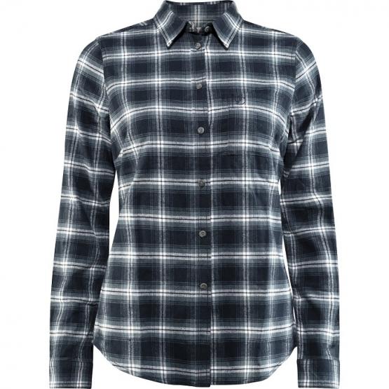 Övik Flannel Shirt navy in Größe M M | blau