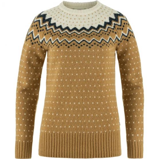 Övik Knit Sweater braun/beige M | blau