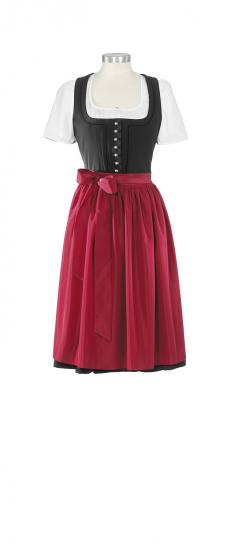 Dirndl Etrachsee schwarz 92cm in Größe 38 38 | schwarz