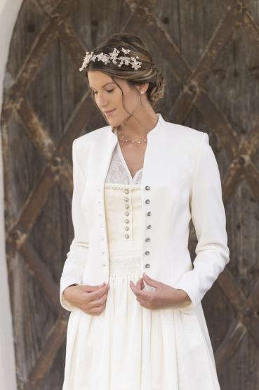 Jacke Mallnitz wollweiß 38 | weiß