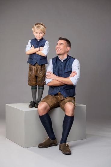 Lederhose Parsdorf dunkelbraun in Größe 50 50 | braun