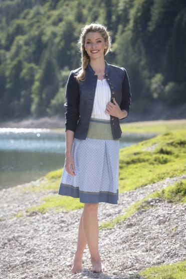 Trachten Jacke Schrems blau in Größe 36 36 | blau