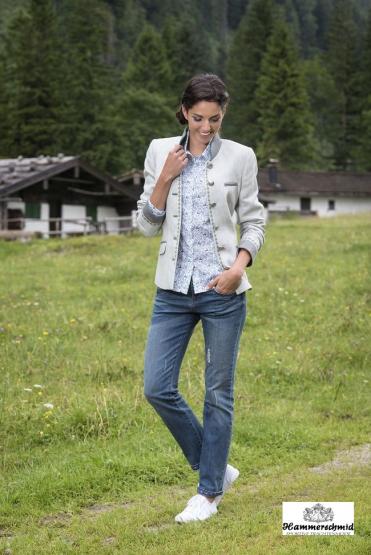 Jacke Graz natur/grau in Größe 38 38 | beige