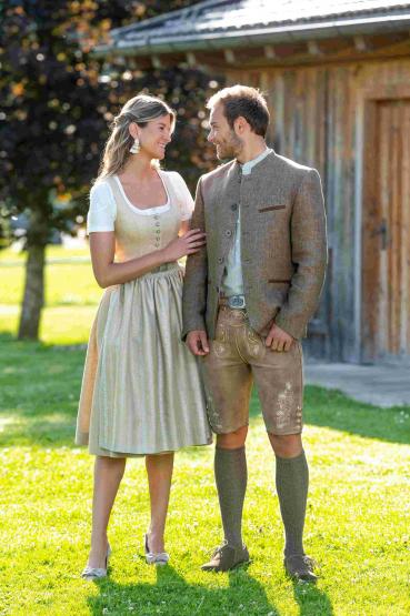 Dirndl Koflersee 70cm Honig 36 | sand