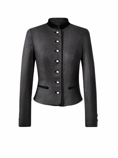 Jacke Ebbs anthrazit/schwarz 38 | anthrazit