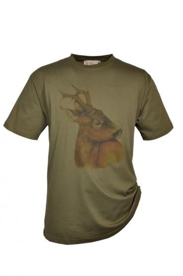 T-Shirt Rehbock schilf M | schilf